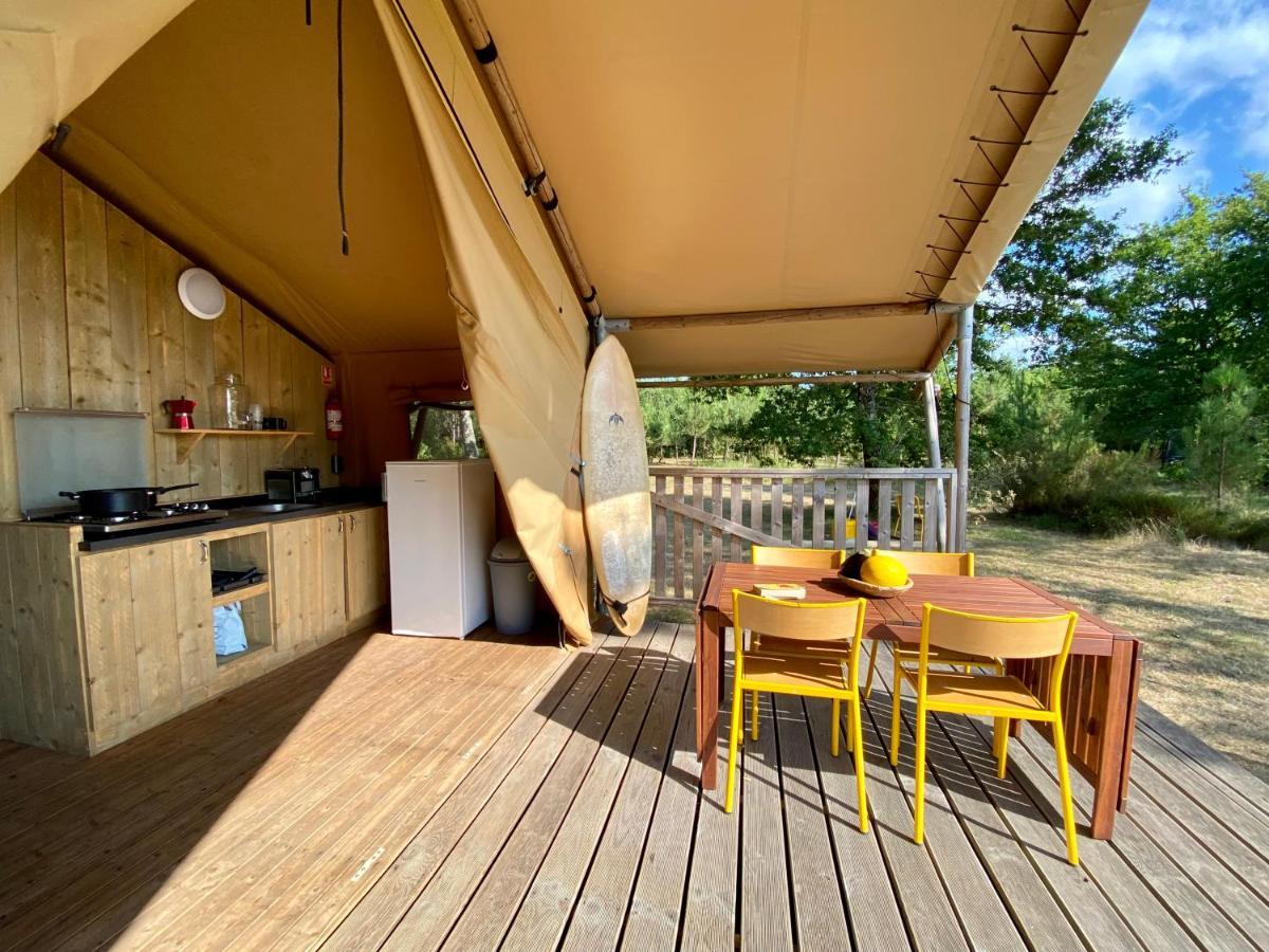 קרקן Camping La Kahute - Tente Lodge Au Coeur De La Foret מראה חיצוני תמונה
