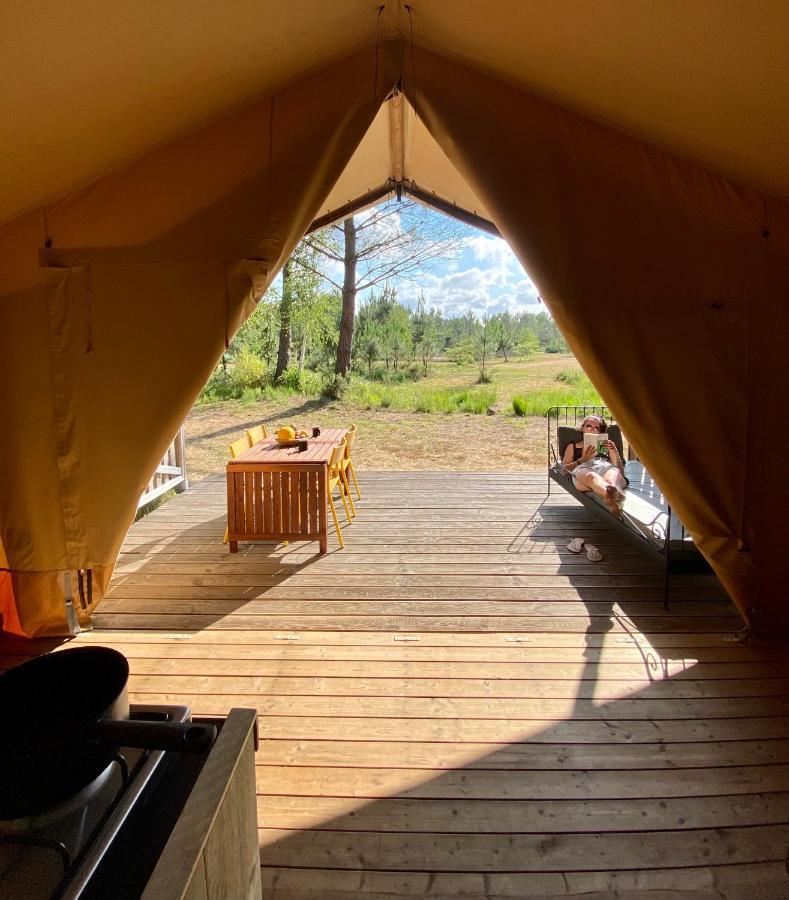 קרקן Camping La Kahute - Tente Lodge Au Coeur De La Foret מראה חיצוני תמונה