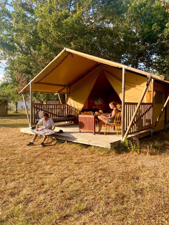 קרקן Camping La Kahute - Tente Lodge Au Coeur De La Foret מראה חיצוני תמונה