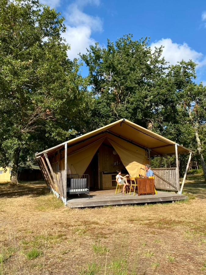 קרקן Camping La Kahute - Tente Lodge Au Coeur De La Foret מראה חיצוני תמונה