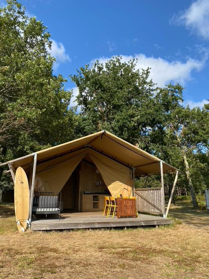 קרקן Camping La Kahute - Tente Lodge Au Coeur De La Foret מראה חיצוני תמונה