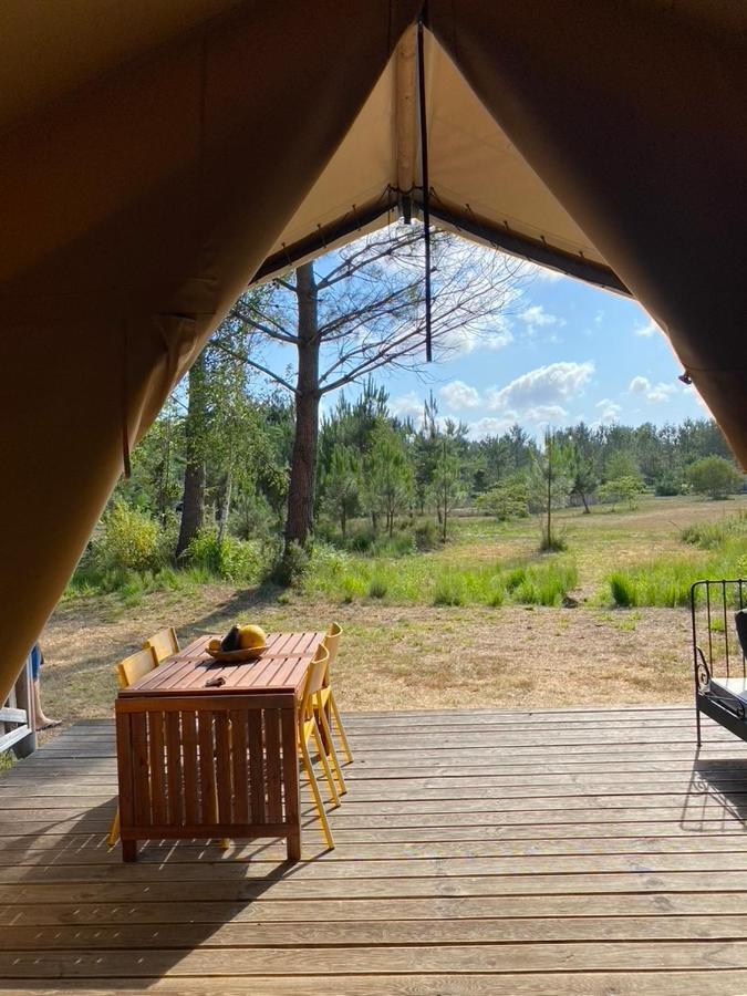 קרקן Camping La Kahute - Tente Lodge Au Coeur De La Foret מראה חיצוני תמונה