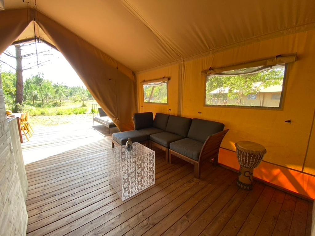 קרקן Camping La Kahute - Tente Lodge Au Coeur De La Foret מראה חיצוני תמונה