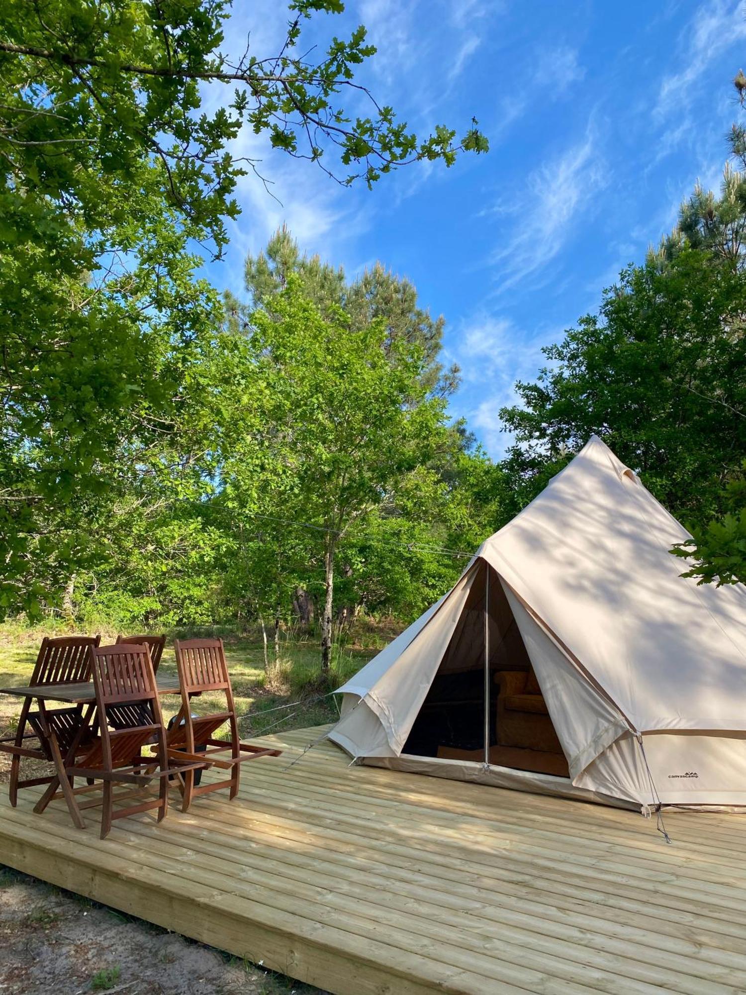 קרקן Camping La Kahute - Tente Lodge Au Coeur De La Foret מראה חיצוני תמונה