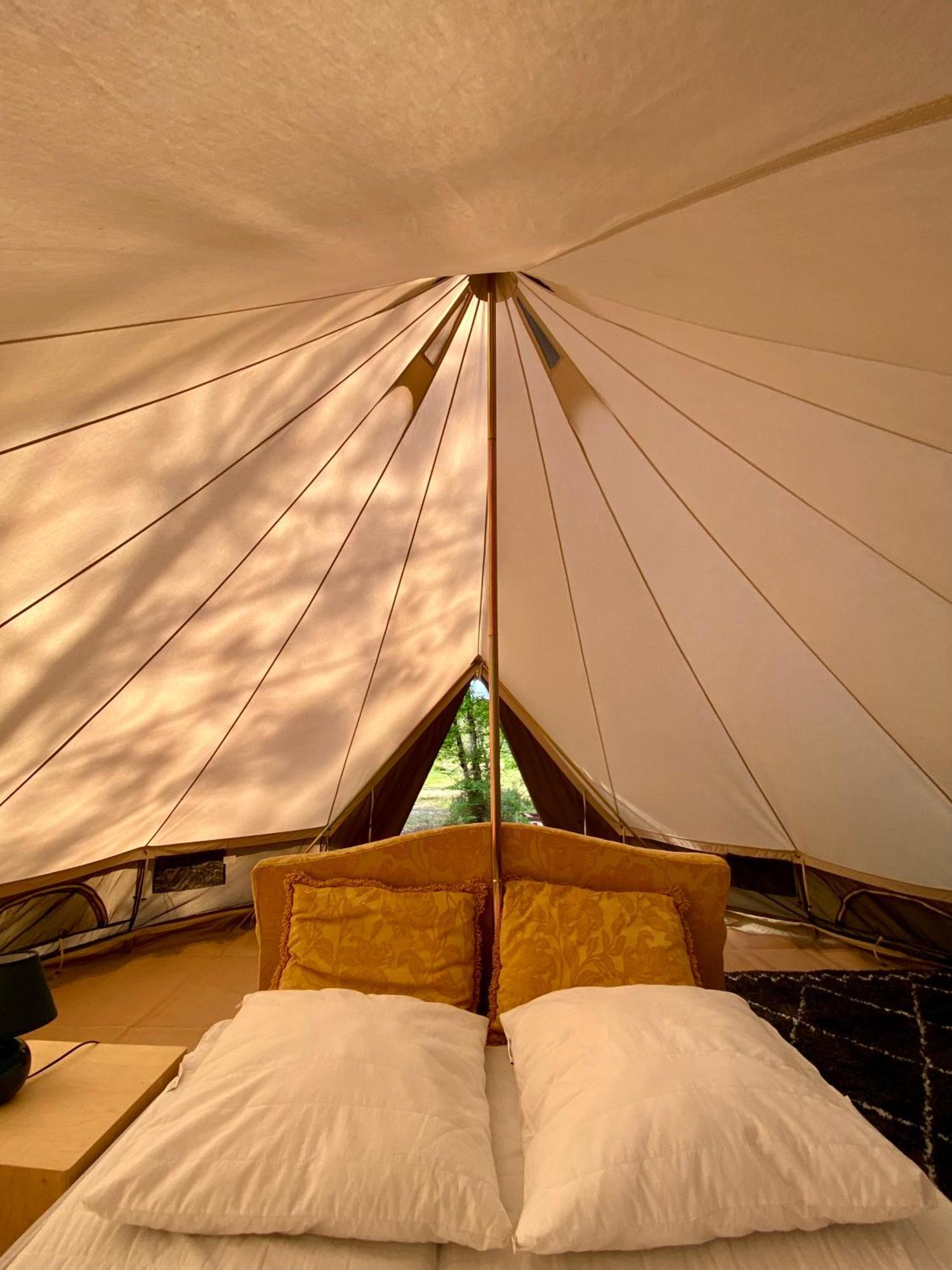 קרקן Camping La Kahute - Tente Lodge Au Coeur De La Foret מראה חיצוני תמונה